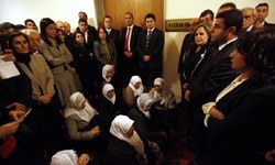 Barış annelerinden Erdoğan’ın makam odası önünde eylem