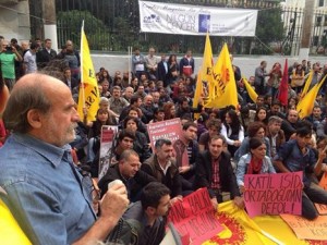 KESK, Kobanê, demokrasi ve barış için alanlara çıktı